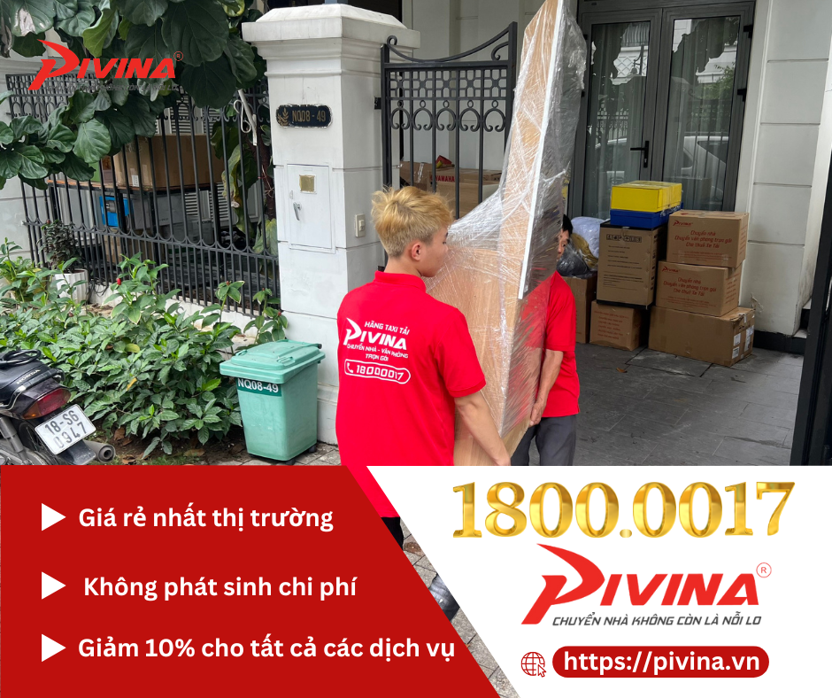 Pivina - chuyển nhà trọn gói, chuyển văn phòng trọn gói