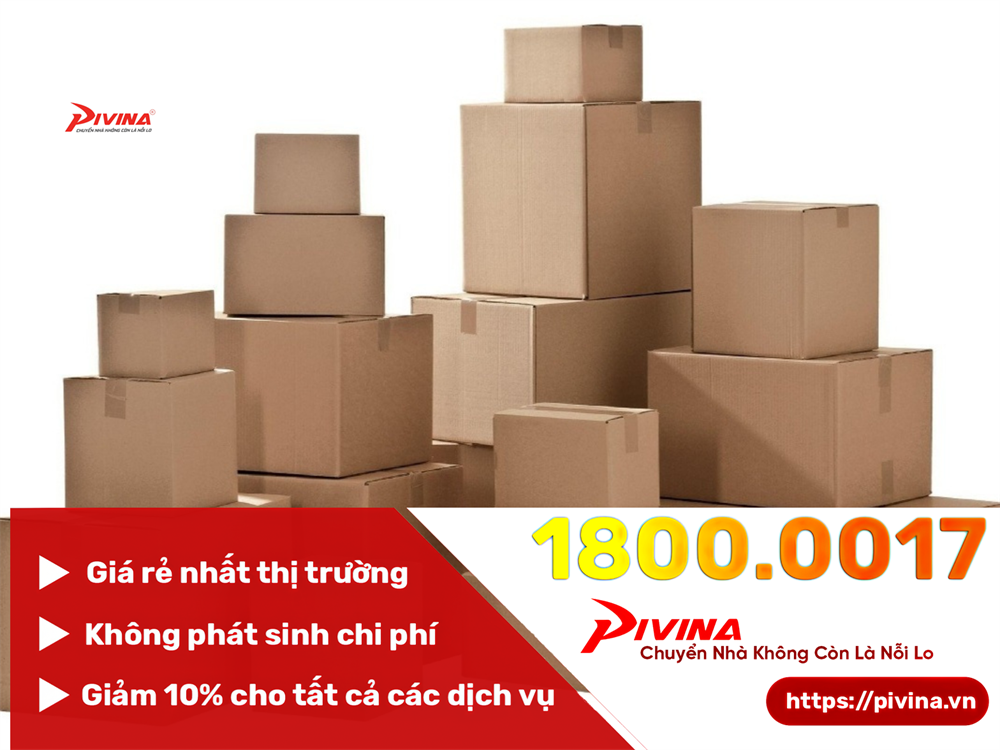 Pivina chuyên mua bán thùng carton cũ và mới