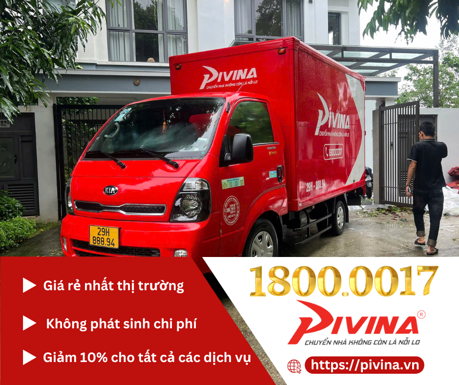 Pivina - Dịch vụ chuyển văn phòng trọn gói 