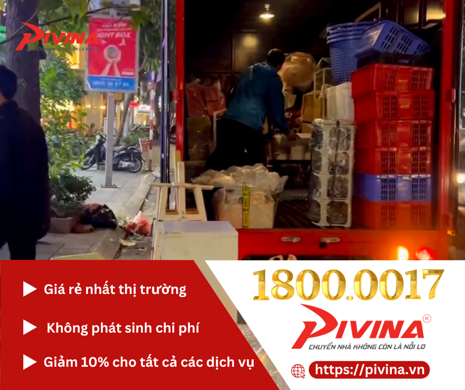 Pivina - dịch vụ chuyển nhà trọn gói 