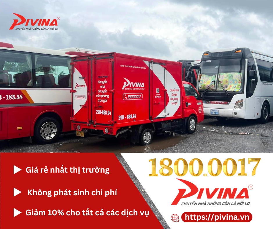 Pivina dịch vụ cho thuê xe tải Hà Nội và liên tỉnh