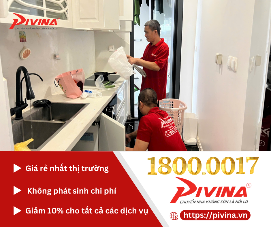 Pivina cung cấp các dịch vụ chuyển nhà, chuyển văn phòng trọn gói, cho thuê xe tải giá rẻ