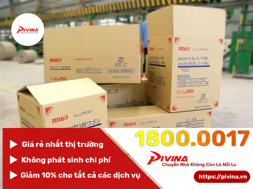 Địa chỉ mua bán thùng carton cũ - mới, cung cấp dịch vụ chuyển nhà uy tín tại Hà Nội