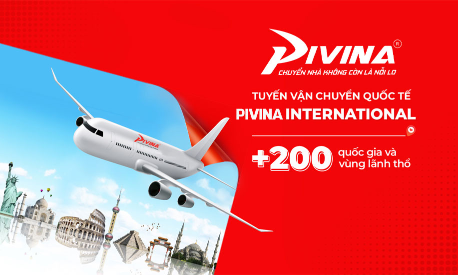Dịch vụ vận chuyển quốc tế Pivina