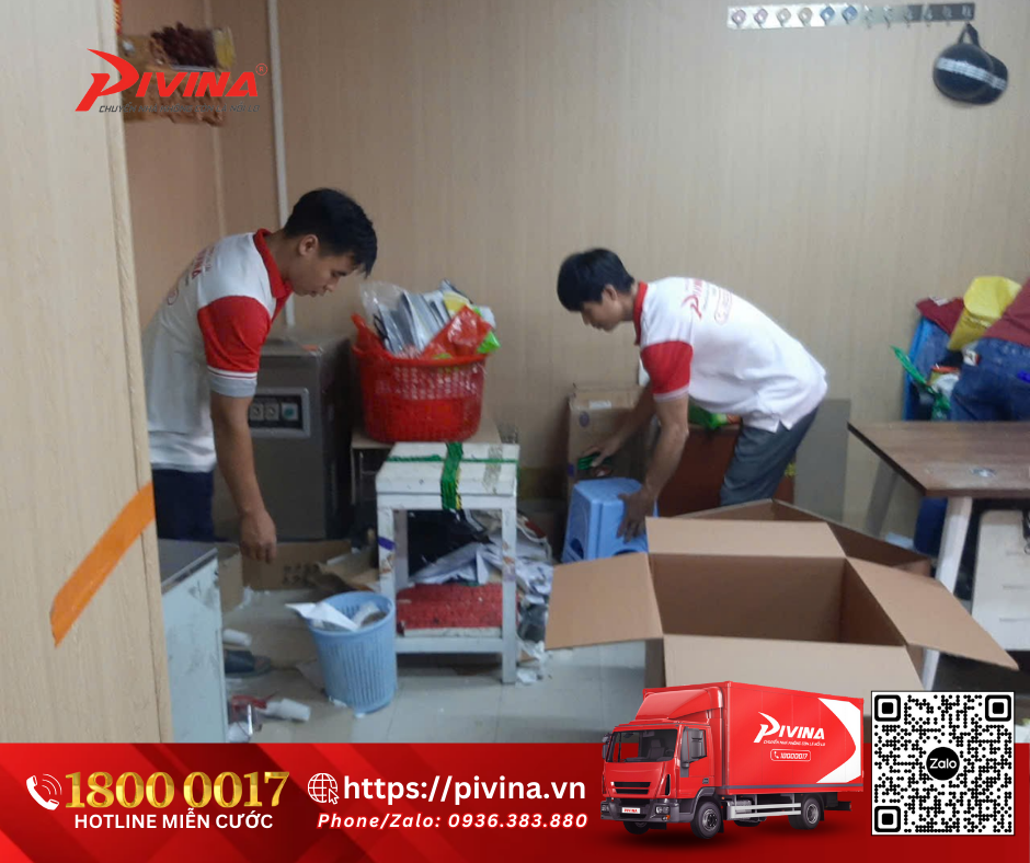 Pivina cung cấp dịch vụ chuyển nhà, chuyển văn phòng trọn gói, cho thuê xe tải chuyên nghiệp, uy tín hàng đầu