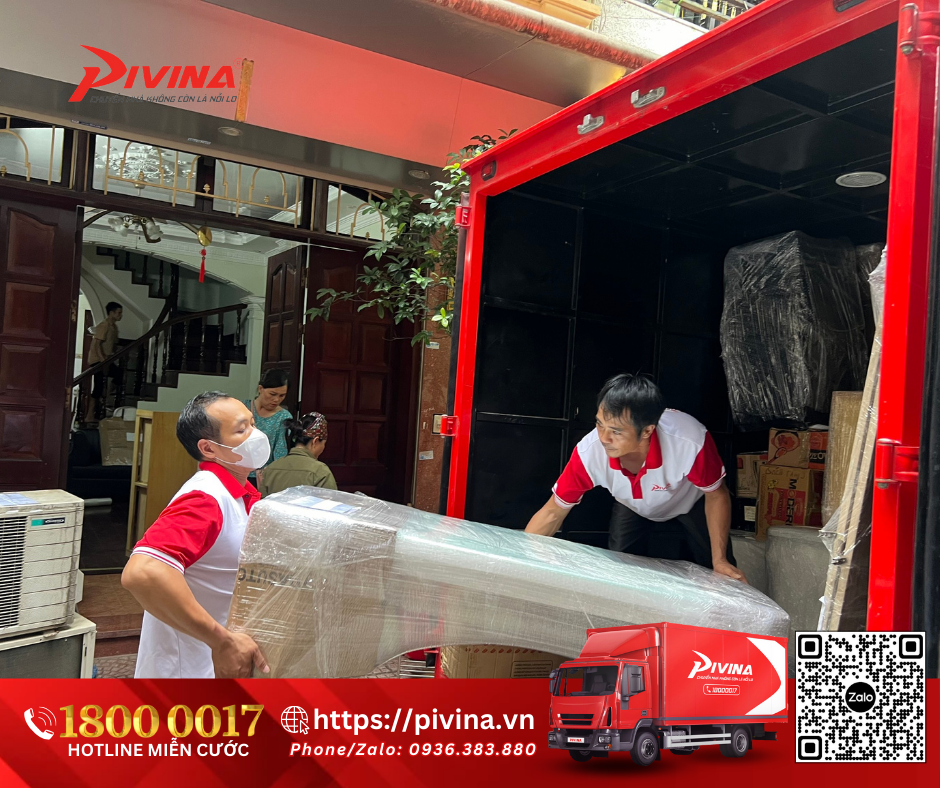 Sử dụng dịch vụ vận chuyển chuyên nghiệp là giải pháp tối ưu giải quyết đồ cồng kềnh