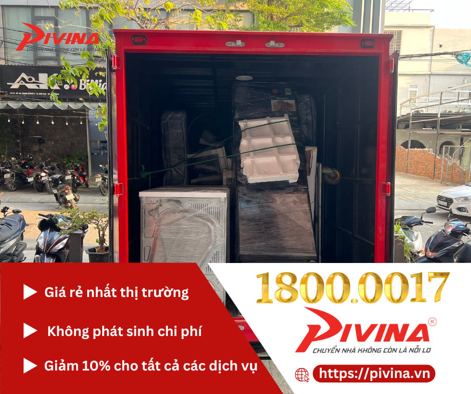 Pivina - Dịch vụ chuyển nhà giá rẻ tại Hà Đông